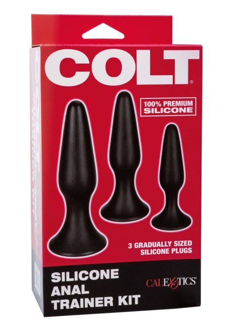 COLT Silicone Anal Trainer Kit Black COLT Silicone Anal Trainer Kit Black