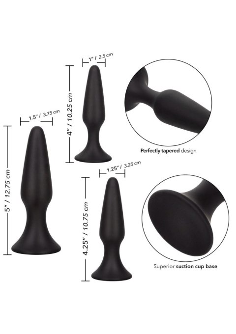 COLT Silicone Anal Trainer Kit Black COLT Silicone Anal Trainer Kit Black