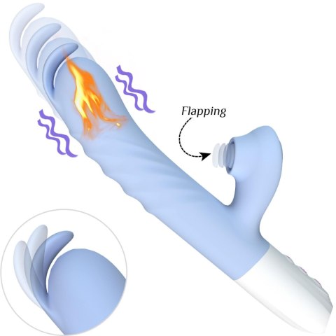 Silicone Vibrator 7 Powerful Modes -
Flapping and 7 Thrusting
Heating Silicone Vibrator 7 Powerful Modes -
Flapping and 7 Thrusting
Heating