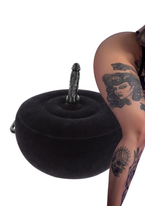 Inflatable Fuck Seat w. Remote Black Inflatable Fuck Seat w. Remote Black