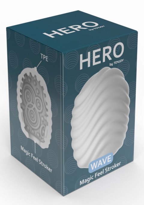 Mini Masturbator Wave White Mini Masturbator Wave White