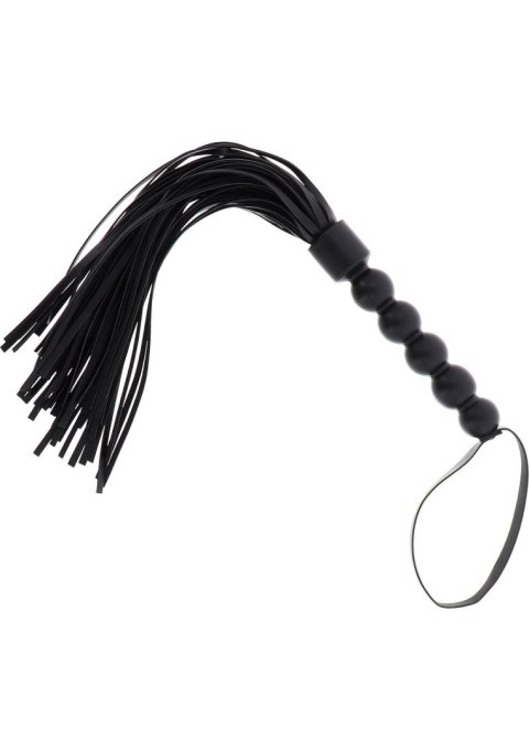Short Beaded Flogger Whip Black Short Beaded Flogger Whip Black
