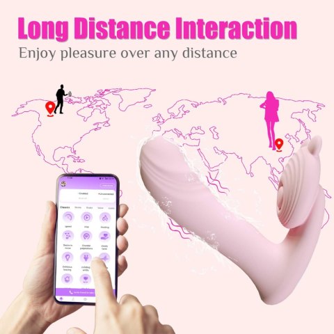 Silicone vibrator 3 speeds, 6 frequencies
Finger function, Heating + APP control Silicone vibrator 3 speeds, 6 frequencies
Finger function, Heating + APP control