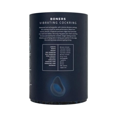 Boners - Vibrating Cock Ring with Perineum Stimulation Boners - Vibrating Cock Ring with Perineum Stimulation