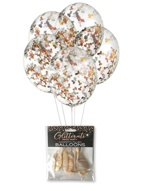 GLITTERATI, Penis Confetti Balloons GLITTERATI, Penis Confetti Balloons