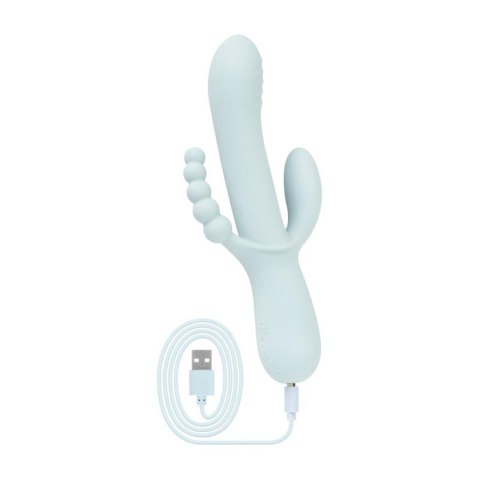 Good Vibes Only - Sage - Triple Stimulation Vibe - Blue