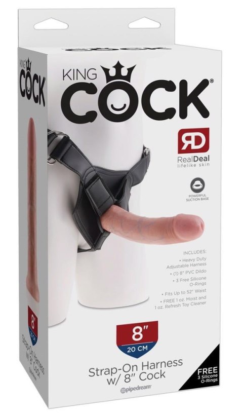 King Cock Strap-On 8 inch King Cock Strap-On 8 inch