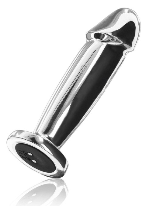 Buttplug Vibr. Penis Silver Buttplug Vibr. Penis Silver
