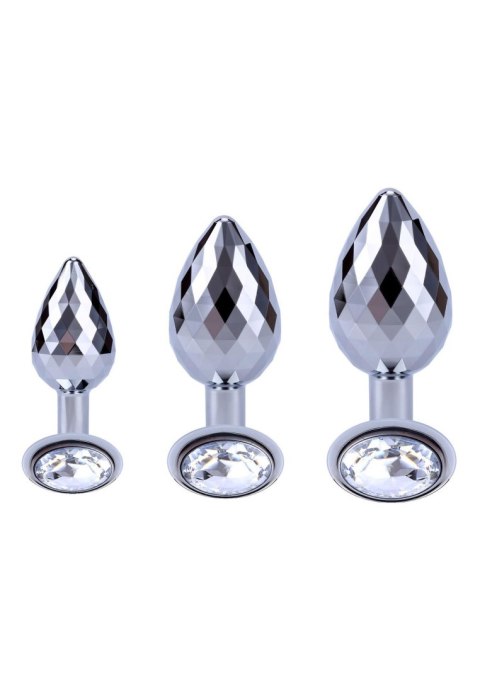Disco Diamond Plug Large Silver Disco Diamond Plug Large Silver