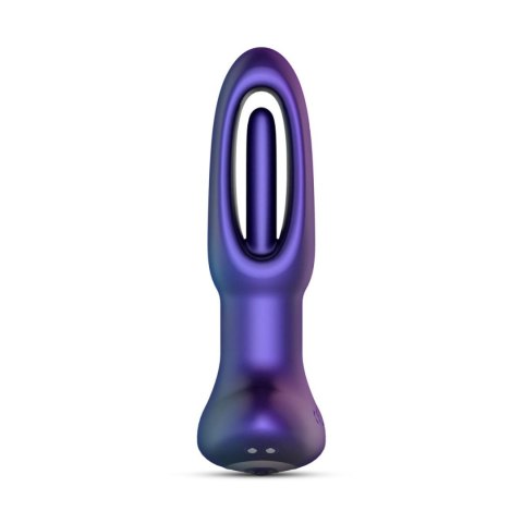Hueman - Voyager Vibrating Butt Plug With Tapping - Purple