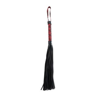 Red & black flogger