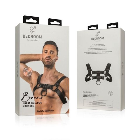 Bedroom Fantasies - Bruno Bondage Harness Black