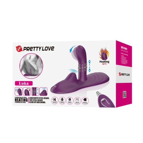Pretty Love Luka Heating Sit-Down Pad Vibrator