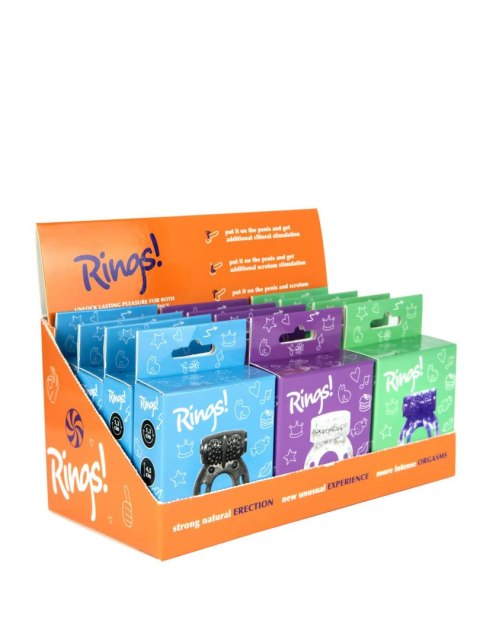 Showbox of Erection Rings Rings Axle-pin 12 pcs