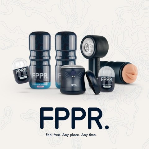 FPPR. - 2 Sided Vibrating Masturbator Blue