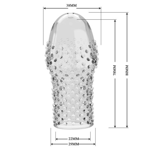 Pretty Love Penis Sleeve - Becks (Clear)