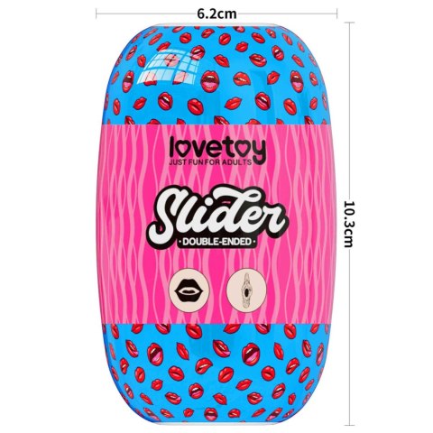 Slider Double-Ended Masturbator Mouth and Vagina