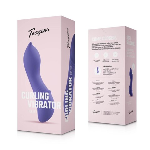 Teazers - Curling Mini Vibrator - Midnight Violet