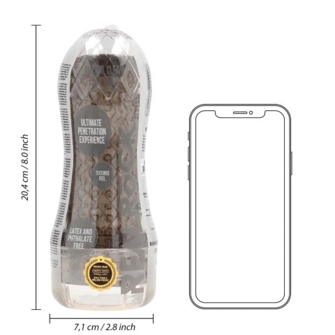 Easy Rider - Textured Masturbator - Black