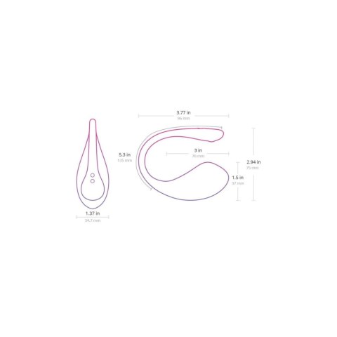 Wibrator Lovense - Lush 3. Jajeczko wibrujące do punktu G sterowane aplikacją