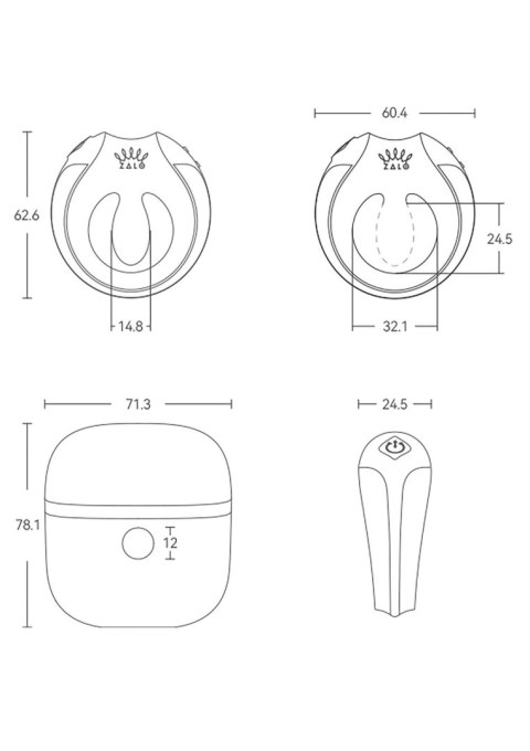 Apis Vibrating Couples Ring White