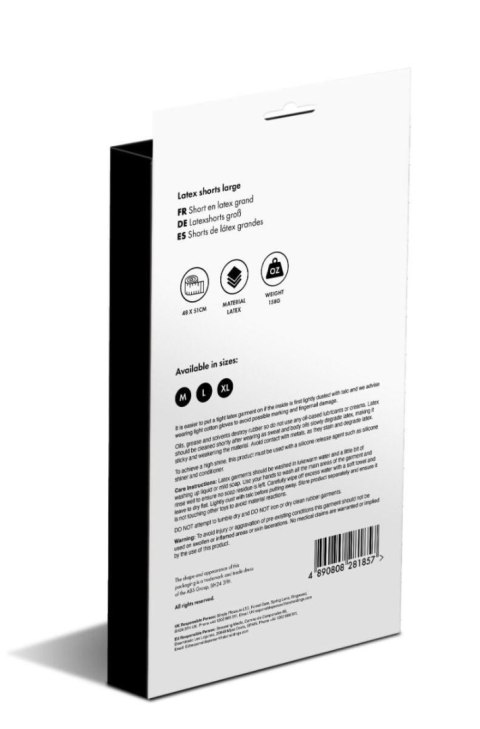 Prowler RED Latex Shorts Large