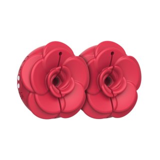 Teazers - Vibrating Nipple Clamps - Red