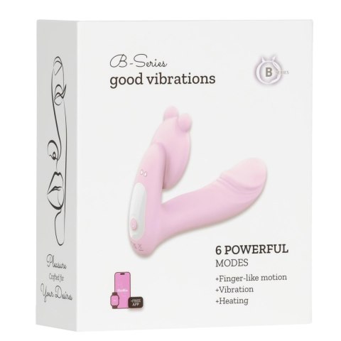 Silicone vibrator 3 speeds, 6 frequencies
Finger function, Heating + APP control