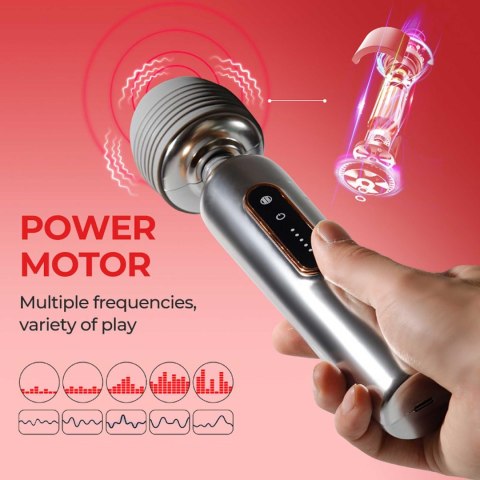 WAND MASSAGERS SHINING METALLIC LUSTER