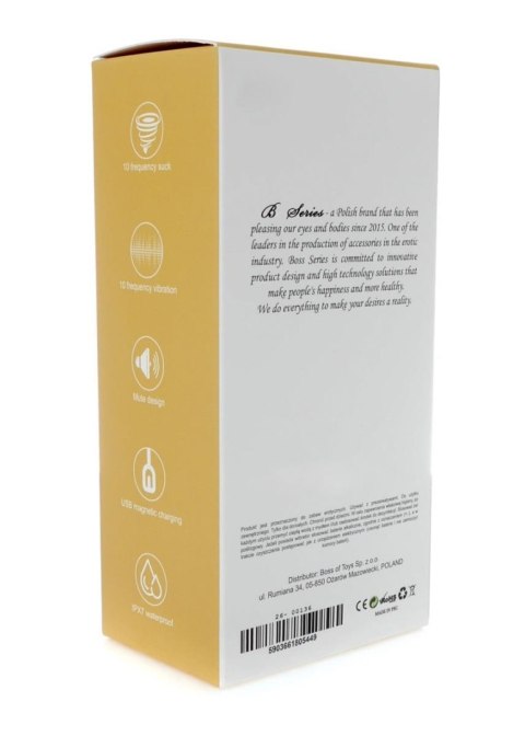 Masażer ssący do łechtaczki w kształcie róży – elegancki wibrator dla kobiet